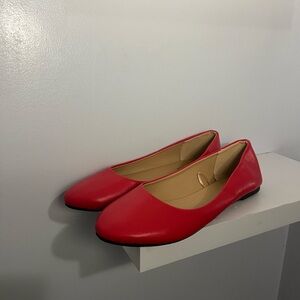 Red Women's Ballet Flats
